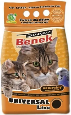 Zdjęcie produktu dla CERTECH Super Benek Uniwersalny Naturalny - żwirek dla kota zbrylający 5 l