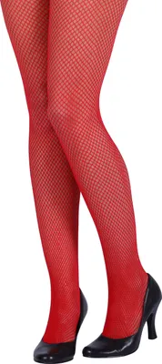 Produktbild von Netzstrumpfhose rot, Groesse:S/M