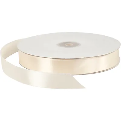 Produktbild von Creativ Company Satinband weiß - 100m Bastel- und Dekorationsmaterial
