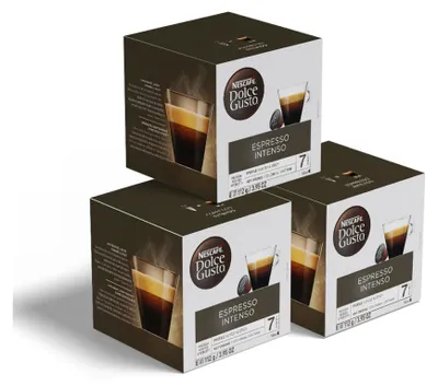 Produktbild von Kaffeekapseln Set NESCAFÉ® Dolce Gusto® Espresso Intenso, 3 x 16 Stk.