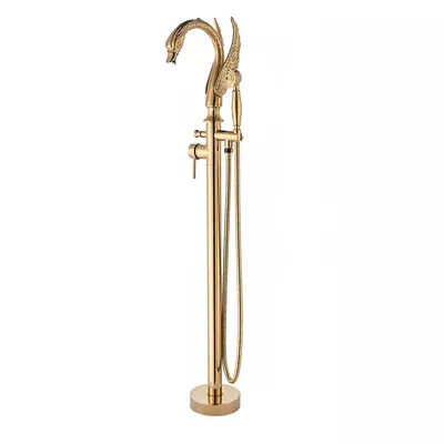 Produktbild von Freistehende Badewannenarmatur LAUFERI EMONEA goldener Schwan