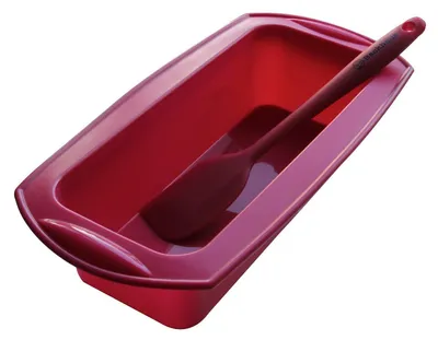 Immagine prodotto di Teglia in silicone antiaderente per pane e spatola - Set da forno di alta qualità