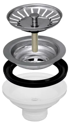 Produktbild von küchenspüle sieb, Spülbecken-Sieb für Loch 90mm Standardgrößen, küchenspüle stöpsel- Stopper Siebkörbchen spüle für Küche Waschbecken