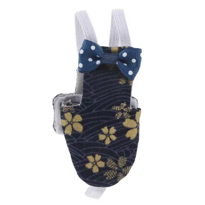 Obrázek produktu pro Ptačí plenka, nastavitelná, zlatý květinový vzor, ptačí plenka pro makaky, andulky, kakadu, pěnkavy, 5 x 9 cm, zlatý květinový vzor