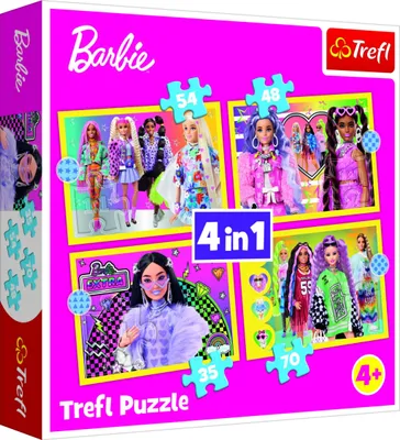 Produktbild von Trefl Barbie Happy world of, 54 Stück(e), Spielzeug, 4 Jahr(e)