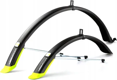 Produktbild von Simpla Ubiquit Fahrradschutzbleche 28 Zoll 45mm Schwarz-Limette