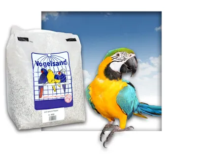 Produktbild von 25 kg Papageiensand Vogelsand mit Kalk und Anis (grob)