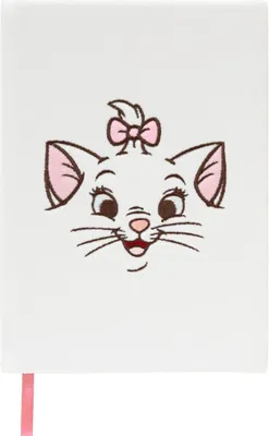 Imagen del producto de Cuaderno de notas de felpa premium Aristocats, tamaño A5. Bonjour Marie