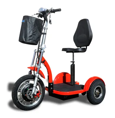 Produktbild von TP012D ROT, 25 km/h, 500 Watt, Seniorenmobil / Dreiradroller