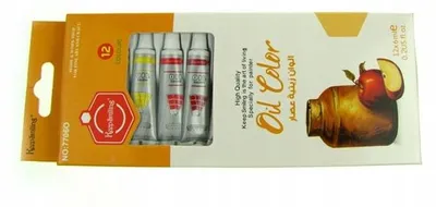 Obrázok produktu pre Aquarius olejové farby, súprava 12 ks, pre umelcov