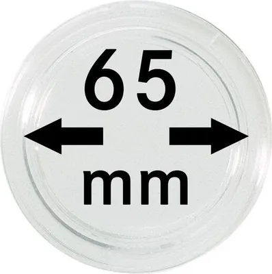 Produktbild von Lindner S22706500 Münzkapsel Innendurchmesser 65 mm, 1 Stück, Innenhöhe 5,4 mm