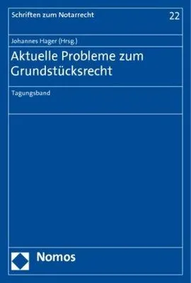 Zdjęcie produktu dla Aktuelle Probleme zum Grundstücksrecht