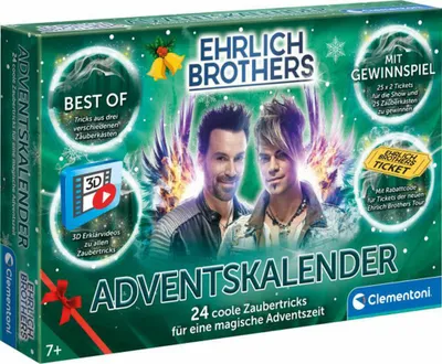 Produktbild von Clementoni 59298 - Ehrlich Brothers: Adventskalender der Magie