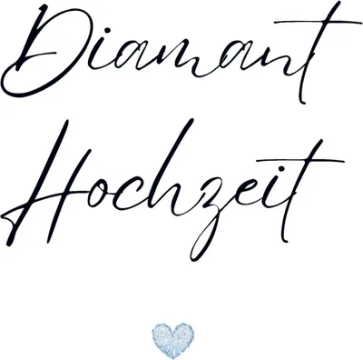 Produktbild von Gästebuch ¿Diamant Hochzeit¿- Premium Gästebuch Blanko