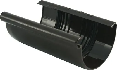 Produktbild von Marley Rinnenverbindungsschale NW 125 mm, halbrund, braun