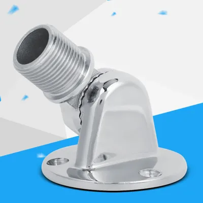 Immagine prodotto di Base per antenna da barca, base per antenna da barca in acciaio inox, base per antenna da barca da 25 mm, base per antenna, montaggio base per antenna