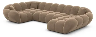 Produktbild von Stoff Wohnlandschaft Maleron U-Form