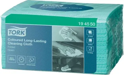 Obrázok produktu pre TORK Premium Specialist Cloth Colour Coded Green - Reinigungstuch - Polyester, Viskose
