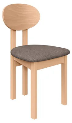 Produktbild von MIRJAN24 Stuhl Divo III, Esszimmerstuhl aus Buchenholz, 47x48x85 cm (Holzfarbe: Artisan, Stofffarbe: Hygge D20)