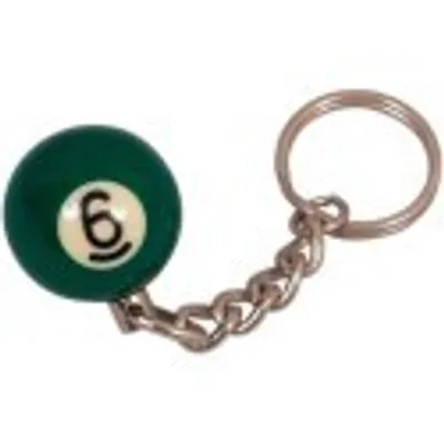 Obrázek produktu pro Schlüsselanhänger „Poolball“, 25 mm, Nr. 6