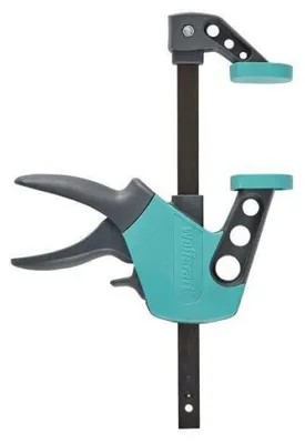 Produktbild von wolfcraft GmbH 1 EHZ Easy 75-300 - Einhandzwinge, Schraubzwinge, Kunststoff, Stahl