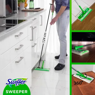 Immagine prodotto di Mop Swiffer z ściereczkami 8 suchych i 3 mokrych