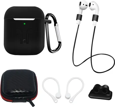 Immagine prodotto di Custodia in silicone per AirPods 1/2 - Nero KP27720