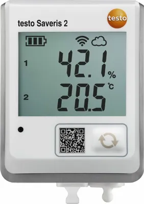 Produktbild von testo Saveris 2-H2 Multi-Datenlogger Messgröße Temperatur, Luftfeuchtigkeit -30 bis 70 °C 0 bis 100 % rF (0572 2035)