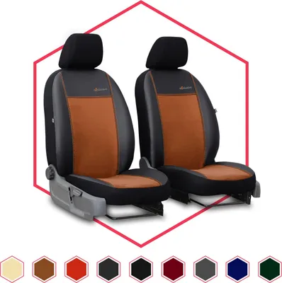 Produktbild von Sitzbezüge Auto Universal Schonbezug Autositzbezüge für Fiat Scudo I Braun BUS