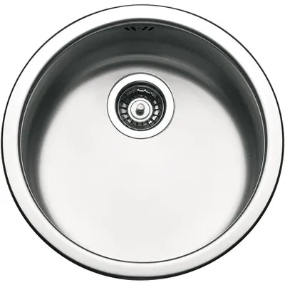 Zdjęcie produktu dla Smeg VFU43SFR, Montaż zlewu od dołu, Okrągły, Stal nierdzewna, Stal nierdzewna, 1 mis(y), Okrągły