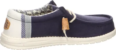 Produktbild von Hey Dude Wally Linen Natural Schuhe Blau EU 44 Mann Blau EU 44