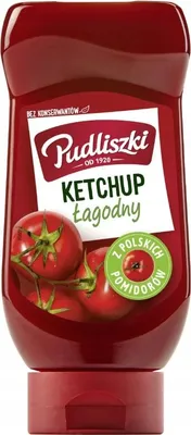 Obrázek produktu pro Pudliszki jemný kečup 480 g