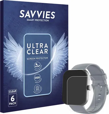 Produktbild von 6x Für Motast Y66 1.96" Schutzfolie Savvies Displayschutz Display Schutz Folie Klar Transparent
