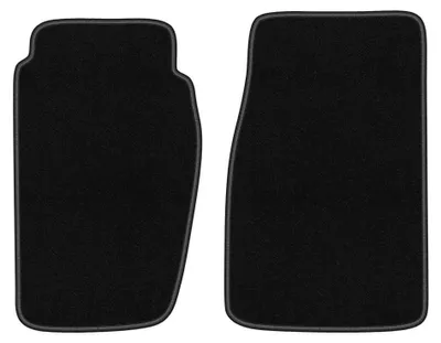 Produktbild von Nadelfilz-Fußmatten vorne für Jeep Grand Cherokee XJ 1992-1998 (Geländewagen) – 2-tlg, Schwarz, passgenau – Wielganizator BASIC
