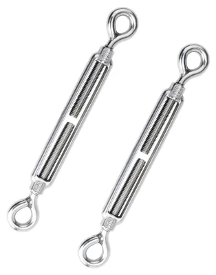 Produktbild von M10-Spannschlösser, Spannschlossöse und Ösensatz aus Edelstahl zum Spannen von Stahlseilen