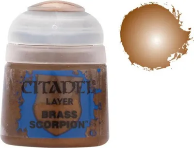 Zdjęcie produktu dla Citadel Layer Paint (Brass Scorpion) - brązowa