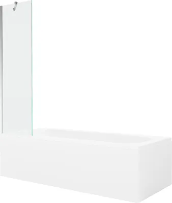 Zdjęcie produktu dla Mexen Vega Wanna 150x70 cm z Parawanem i Obudową, Chrom/Biały