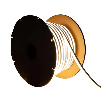 Produktbild von LED-Streifenrolle Neon Dimmbar 220V 50m SFLEX8 8W/m Schnitt 100cm IP65 Neutralweiß