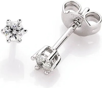 Produktbild von Ohrstecker Smart Jewel Zirkonia in Krappenfassung, Silber 925 Silber ca. Ø 3mm