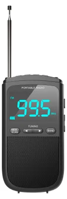 Obrázek produktu pro Camry | Portable mini radio | CR 1905 | Alarm function | Black