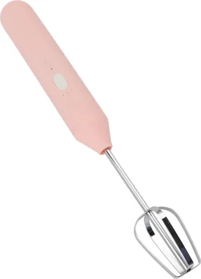 Obrázok produktu pre Elektrický ručný šľahač vajec, elektrický napeňovač mlieka, mixér na kávu, mixér na mliečne koktaily, napeňovač, kuchynské spotrebiče, ružový
