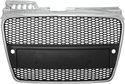 Image de DIEDERICHS 1017642 Calandre avant pour AUDI A4 Avant (8ED, B7) Chrome/Noir