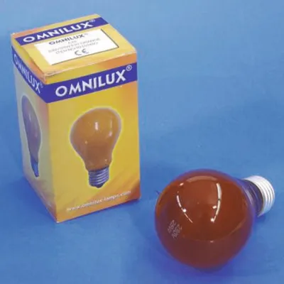 Produktbild von OMNILUX A19 230V/25W E-27 orange