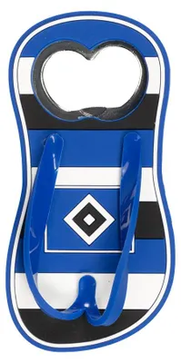 Produktbild von HSV Fanartikel Magnet Flaschenöffner \Flip Flop\" blau STCK"