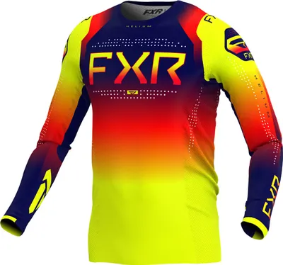 Obrázok produktu pre FXR Helium 2024 Youth Motocross Jersey, dunkelblau/gelb/rot, L