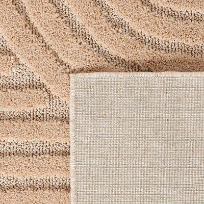 Produktbild von Carpetsale24 Hochflor Teppich Wohnzimmer Skandinavische Boho Design 3D Optik Teppich Shaggy Flauschig Weich, Grösse: 120x170 cm