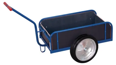 Produktbild von VARIOfit Handwagen mit Bordwand Vollgummibereifung 805 x 535 mm