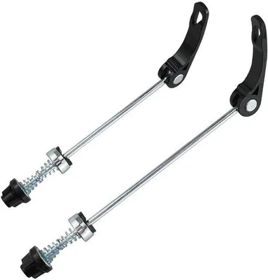 Produktbild von Mountainbike-Schnellspanner für Vorderrad/Hinterrad - Rennrad - Leichtgewicht - 94 g - Edelstahl - Fahrradschlüssel