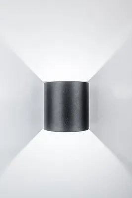 Produktbild von LED Außenwandleuchte Up Down gewölbt anthrazit