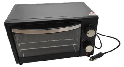 Image de Four Électrique 24V, 300W, 9L, Minuterie 30 Minutes, 3 Modes de Cuisson